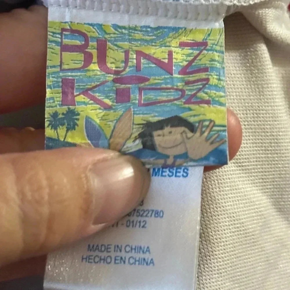 Bunz kidz 12 month polka dot bow swimsuit - Picture 4 of 4